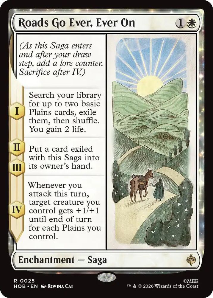 Roads Go Ever, Ever On · 25 · The Hobbit · Non-foil