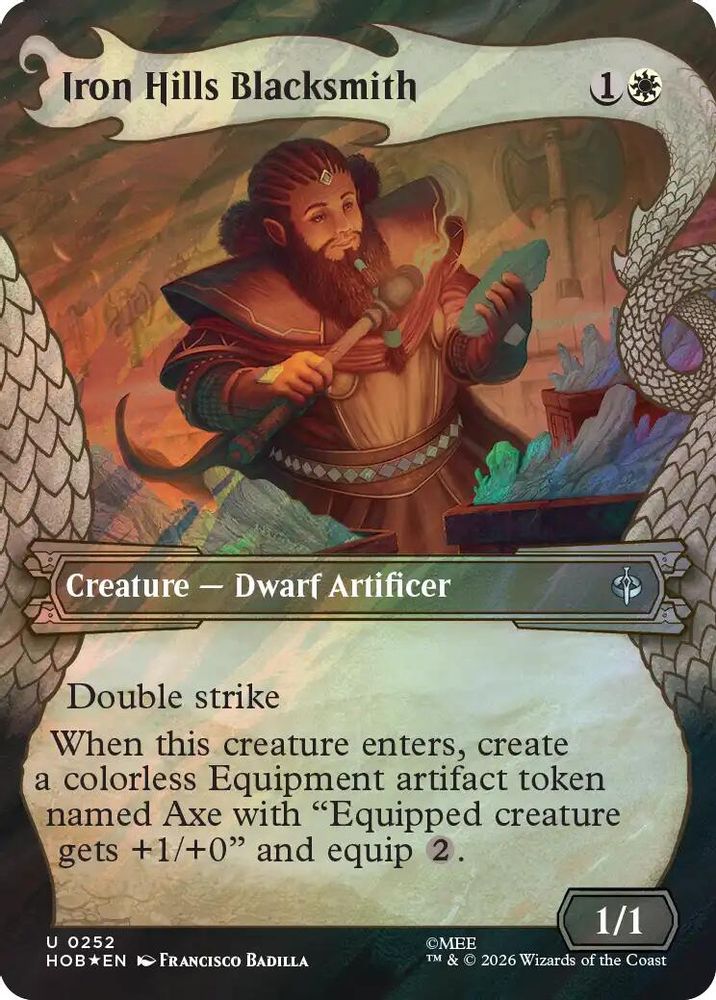Iron Hills Blacksmith (Showcase) · 252 · The Hobbit · Surge Foil