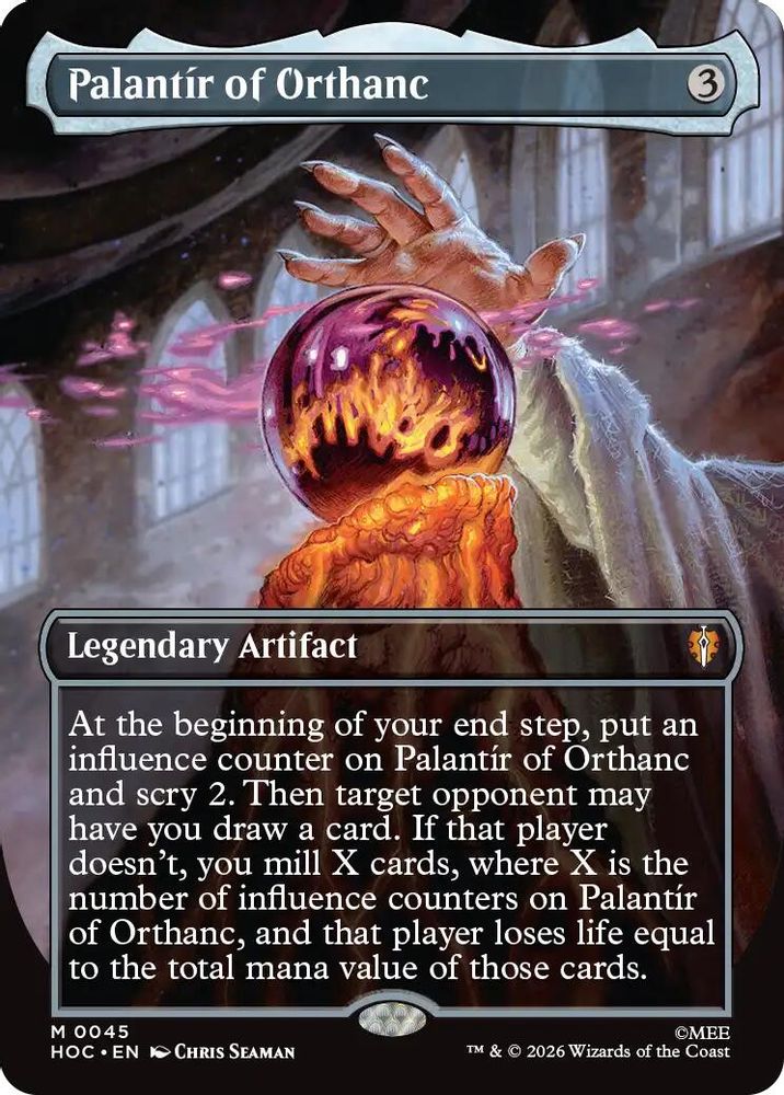 Palantir of Orthanc (Borderless) · 45 · The Hobbit: Eternal-Legal · Foil