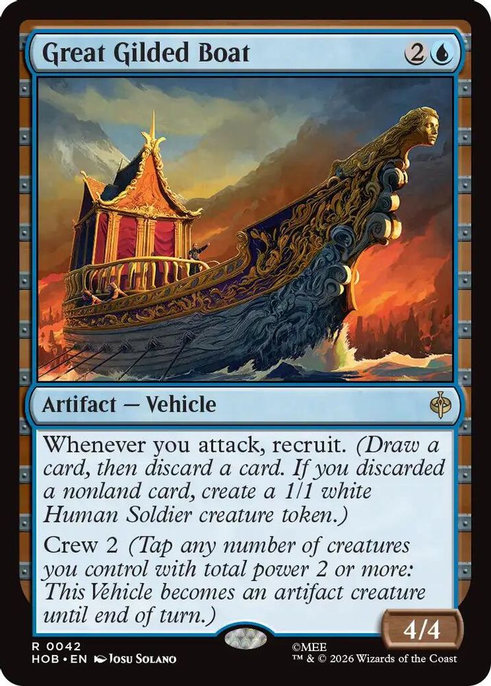 Great Gilded Boat · 42 · The Hobbit · Non-foil