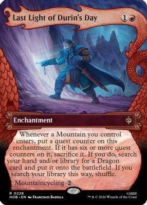 Last Light of Durin's Day (Showcase) · 228 · HOB · Foil