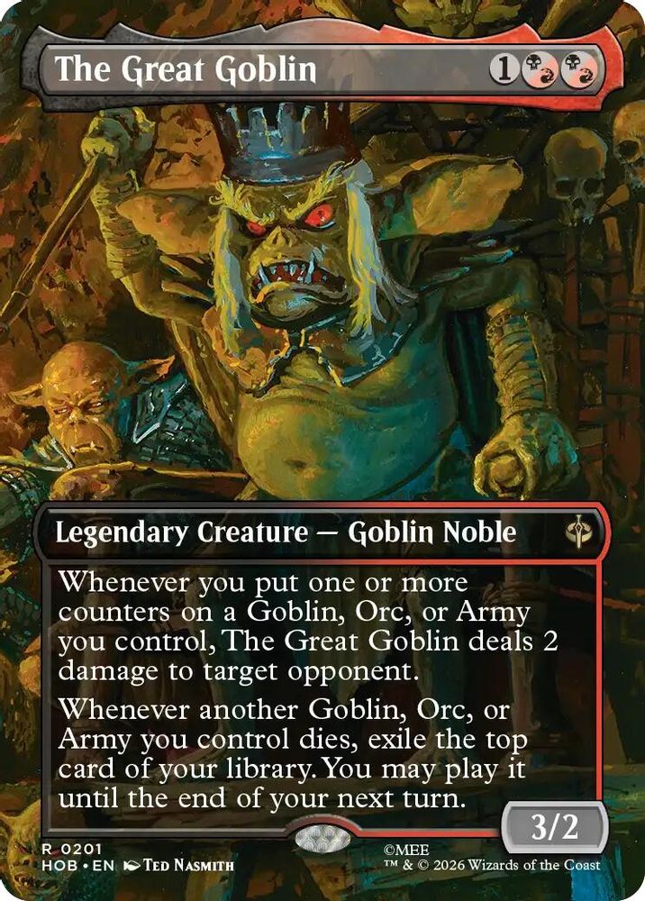 The Great Goblin (Borderless) · 201 · The Hobbit · Non-foil