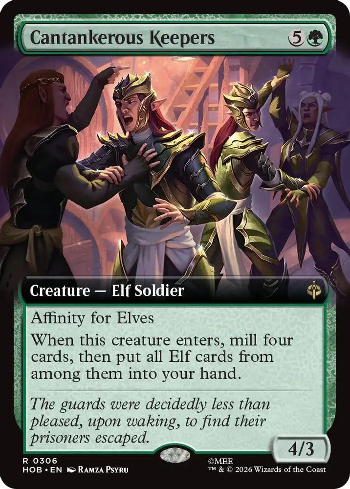 Cantankerous Keepers (Extended Art) · 306 · The Hobbit · Foil