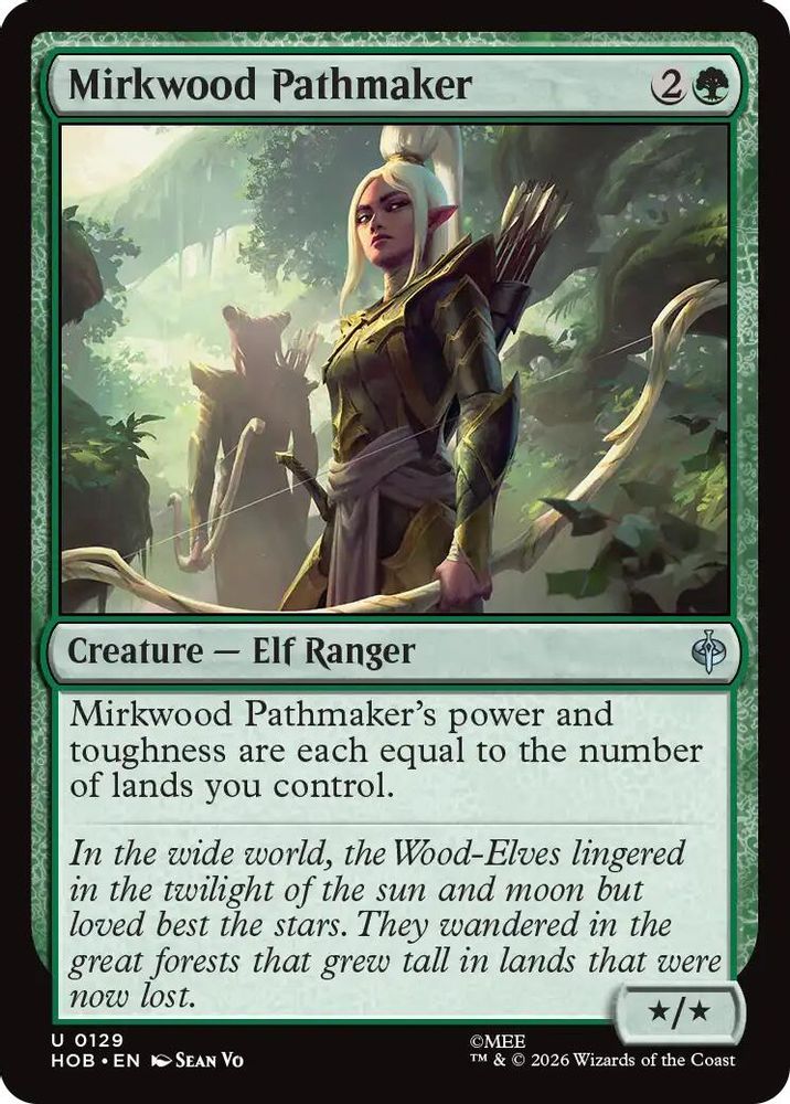 Mirkwood Pathmaker · 129 · The Hobbit · Foil