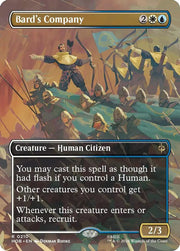 Bard's Company (Borderless) · 210 · The Hobbit · Non-foil