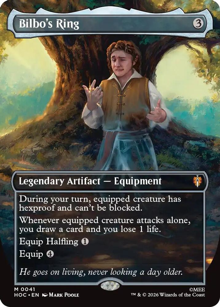 Bilbo's Ring (Borderless) · 41 · HOC · Foil