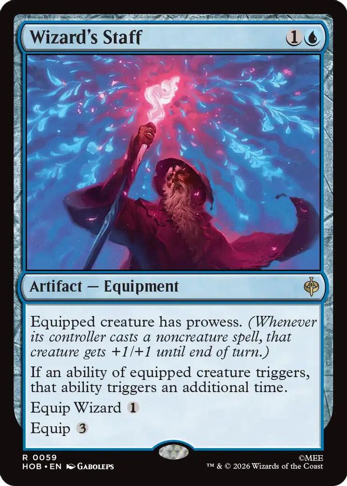 Wizard's Staff · 59 · The Hobbit · Non-foil