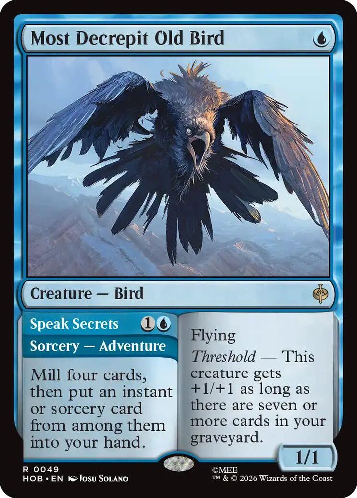 Most Decrepit Old Bird · 49 · The Hobbit · Non-foil