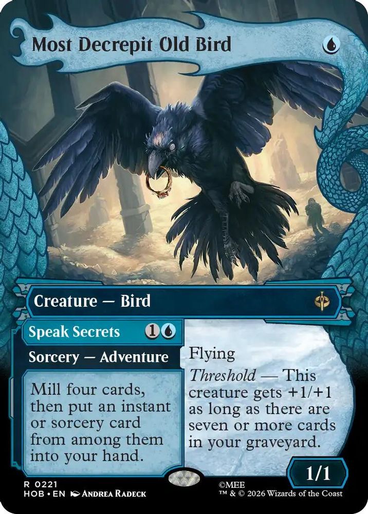 Most Decrepit Old Bird (Showcase) · 221 · The Hobbit · Foil