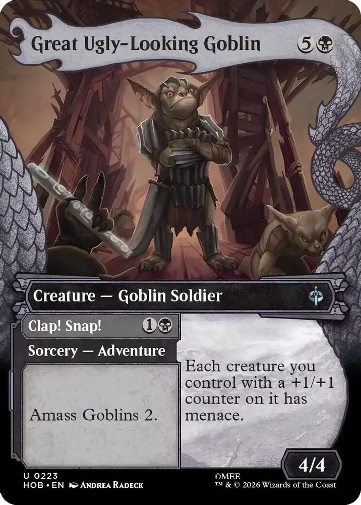 Great Ugly-Looking Goblin (Showcase) · 223 · The Hobbit · Non-foil