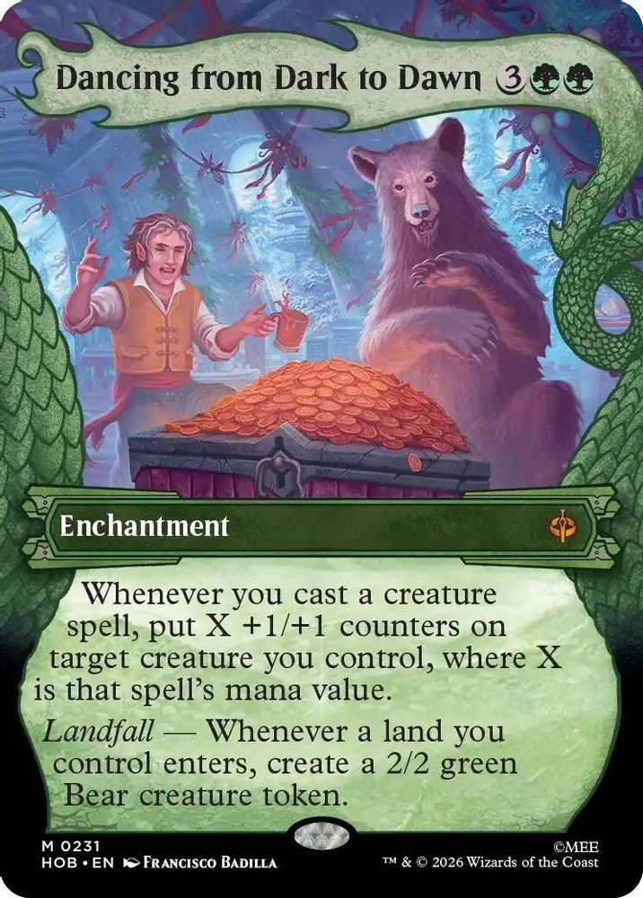 Dancing from Dark to Dawn (Showcase) · 231 · The Hobbit · Non-foil
