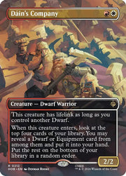 Dain's Company (Borderless) · 212 · The Hobbit · Non-foil