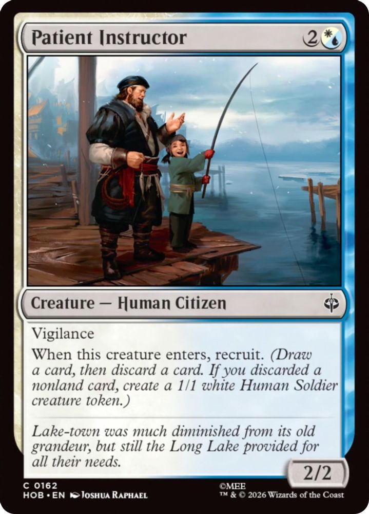 Patient Instructor · 162 · The Hobbit · Non-foil