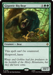 Gigantic Big Bear · 126 · The Hobbit · Foil