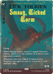Smaug, Wicked Worm (Borderless) · 245 · The Hobbit · Non-foil