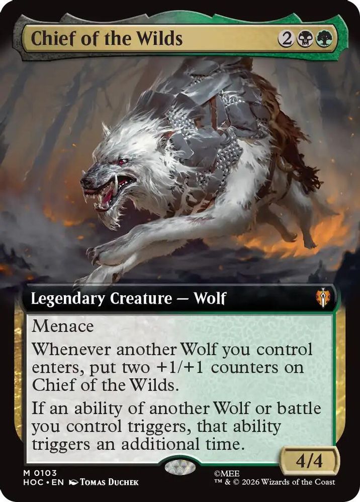 Chief of the Wilds (Extended Art) · 103 · The Hobbit: Eternal-Legal · Non-foil
