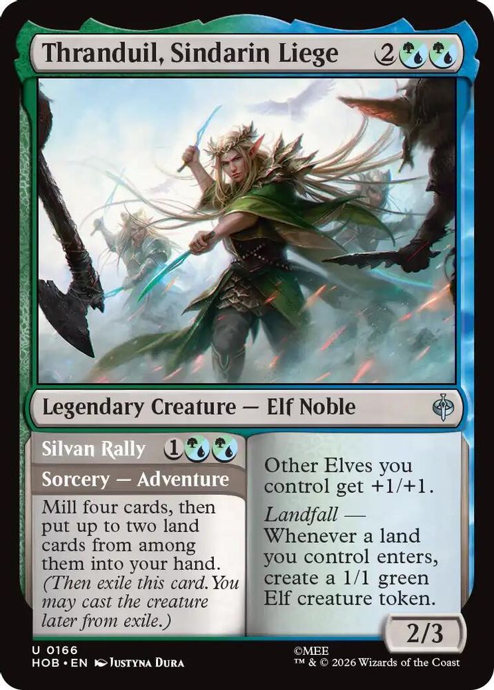Thranduil, Sindarin Liege · 166 · The Hobbit · Foil
