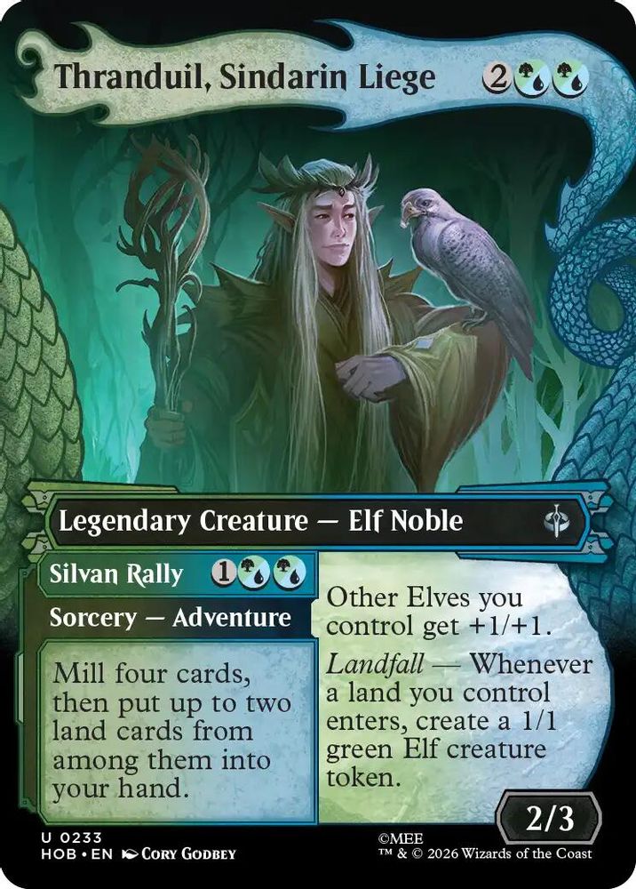 Thranduil, Sindarin Liege (Showcase) · 233 · The Hobbit · Foil