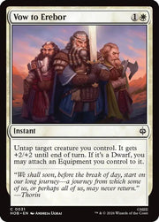 Vow to Erebor · 31 · The Hobbit · Non-foil
