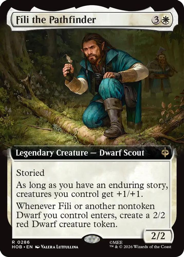 Fili the Pathfinder (Extended Art) · 286 · The Hobbit · Foil