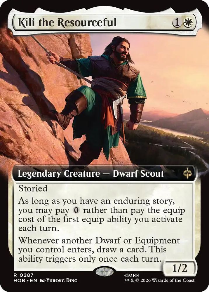 Kili the Resourceful (Extended Art) · 287 · The Hobbit · Foil
