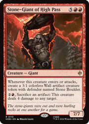 Stone-Giant of High Pass · 113 · The Hobbit · Non-foil