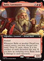 Balin, Loremaster (Extended Art) · 301 · The Hobbit · Foil