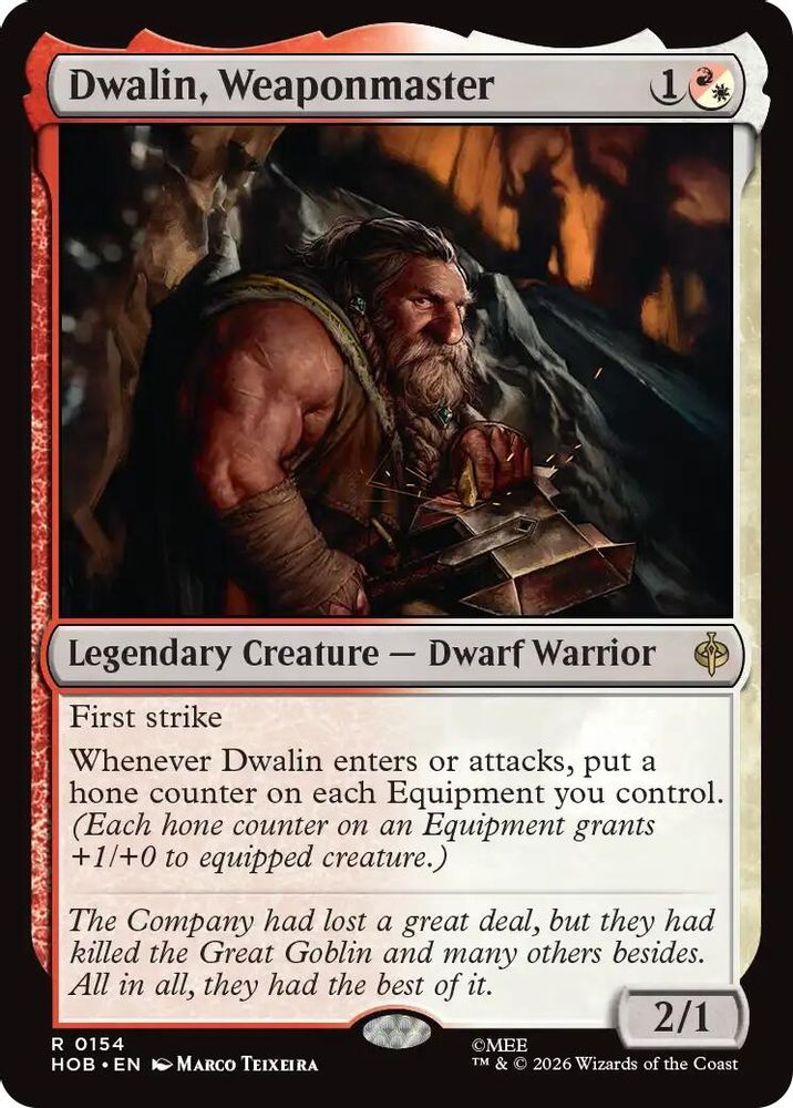 Dwalin, Weaponmaster · 154 · The Hobbit · Non-foil