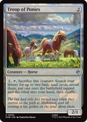 Troop of Ponies · 3 · The Hobbit · Foil