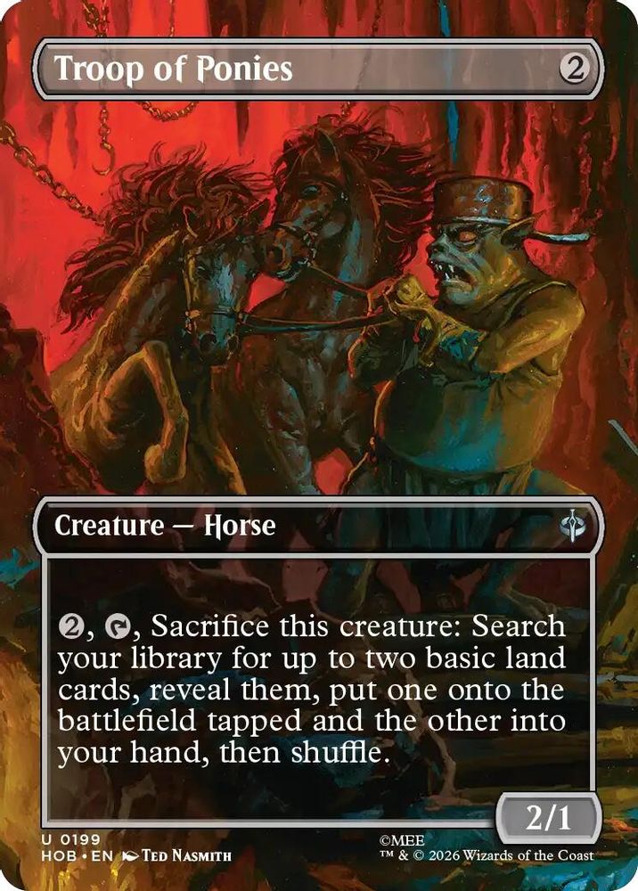 Troop of Ponies (Borderless) · 199 · The Hobbit · Foil