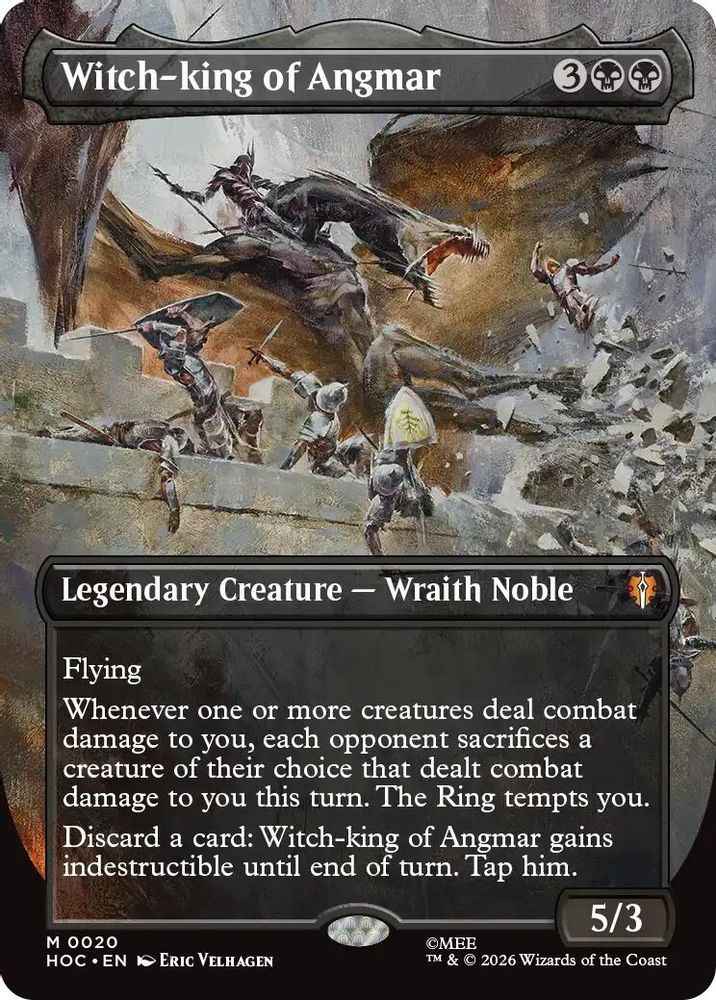 Witch-king of Angmar (Borderless) · 20 · The Hobbit: Eternal-Legal · Non-foil