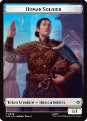 Human Soldier // Treasure (0012) Double-Sided Token · 2 // 12 · The Hobbit · Foil