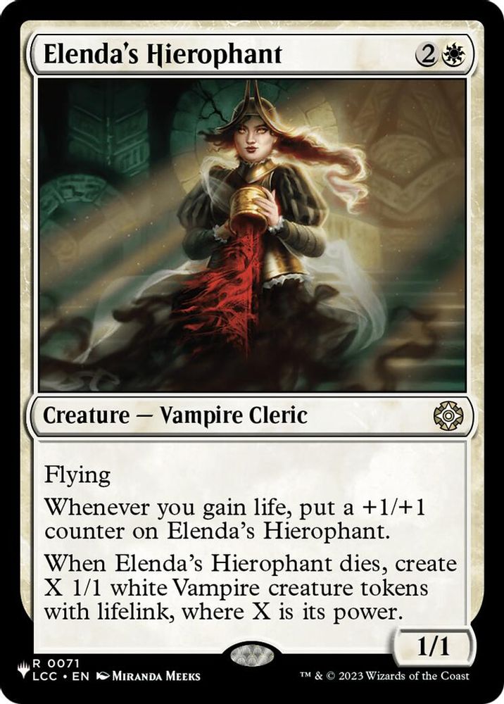 Elenda's Hierophant · 71 · PLST · Non-foil