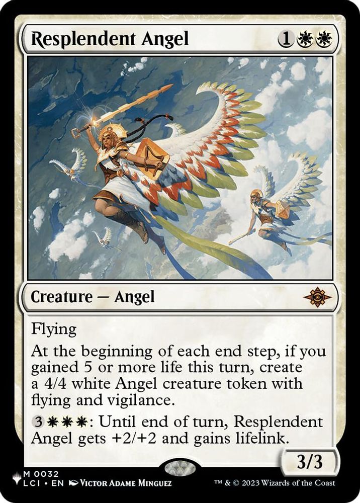 Resplendent Angel · 32 · PLST · Non-foil