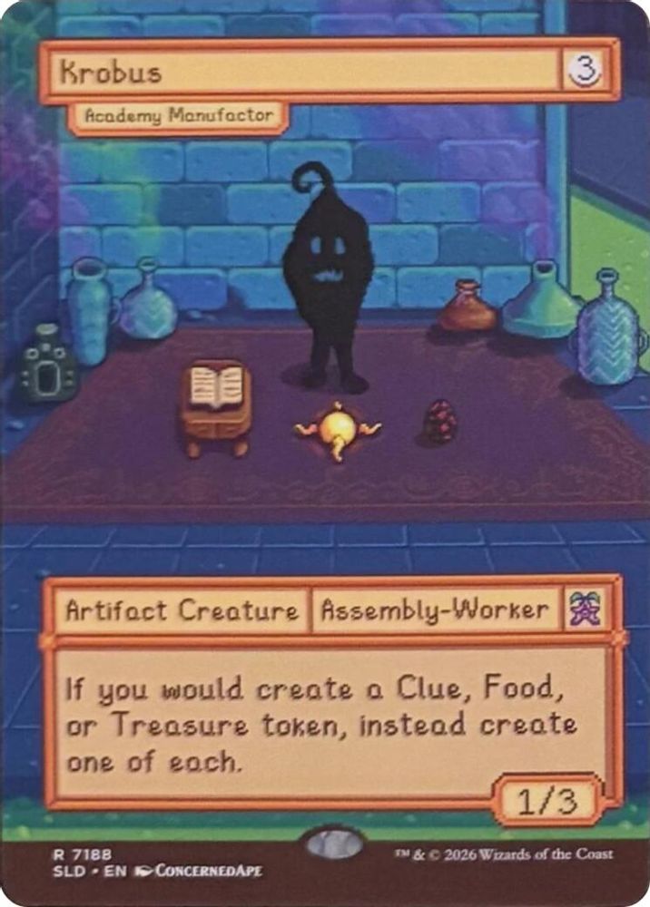 Krobus - Academy Manufactor · 7188 · Secret Lair Drop Series · Foil