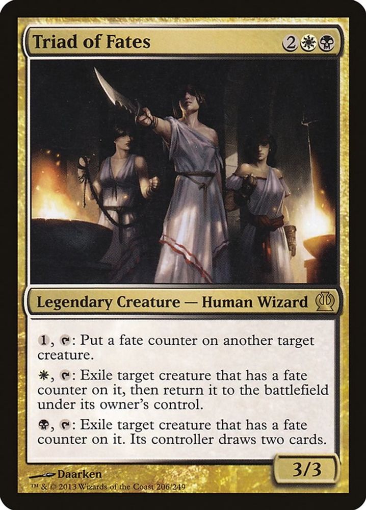 Triad of Fates · 206 · THS · Non-foil