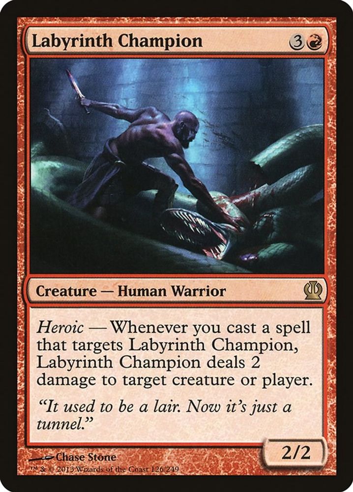 Labyrinth Champion · 126 · Theros · Non-foil