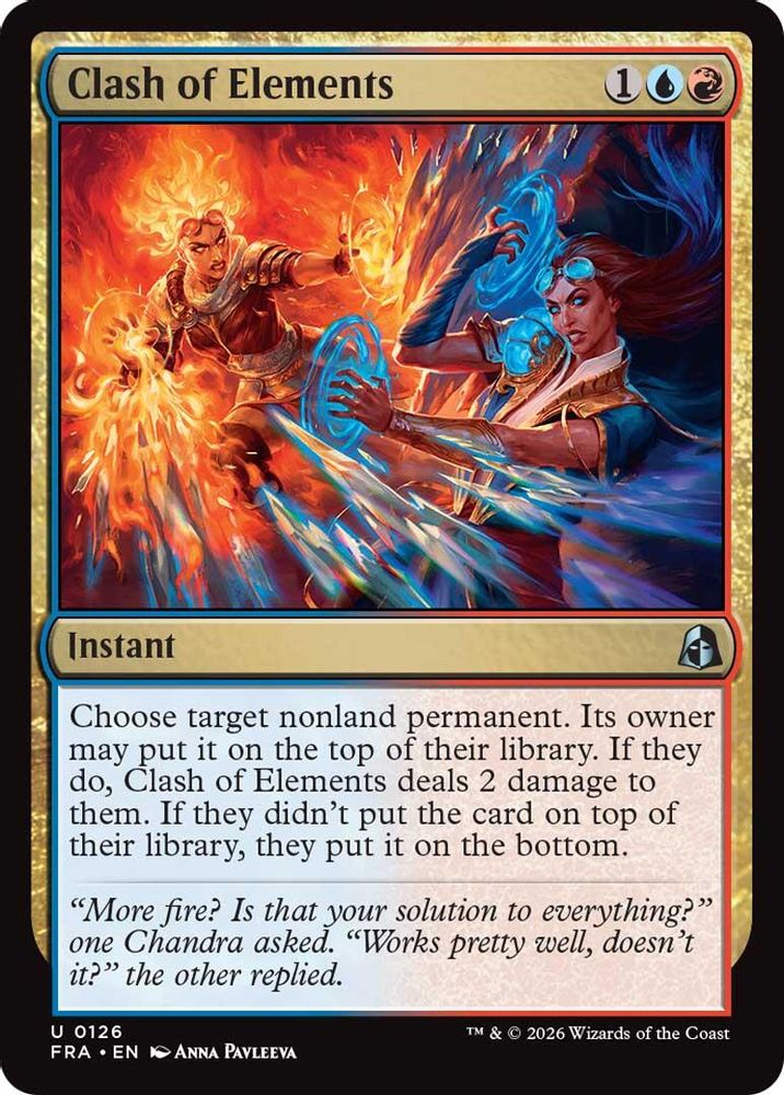 Clash of Elements · 126 · FRA · Foil