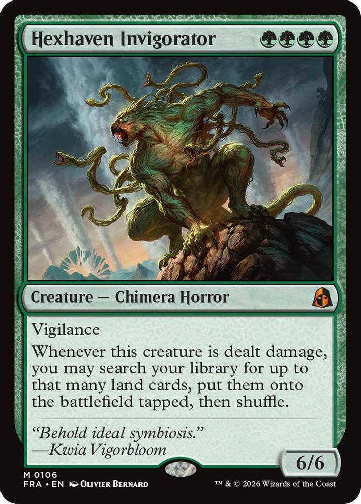 Hexhaven Invigorator · 106 · Reality Fracture · Foil