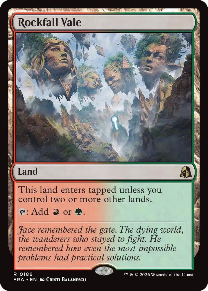 Rockfall Vale · 186 · FRA · Non-foil