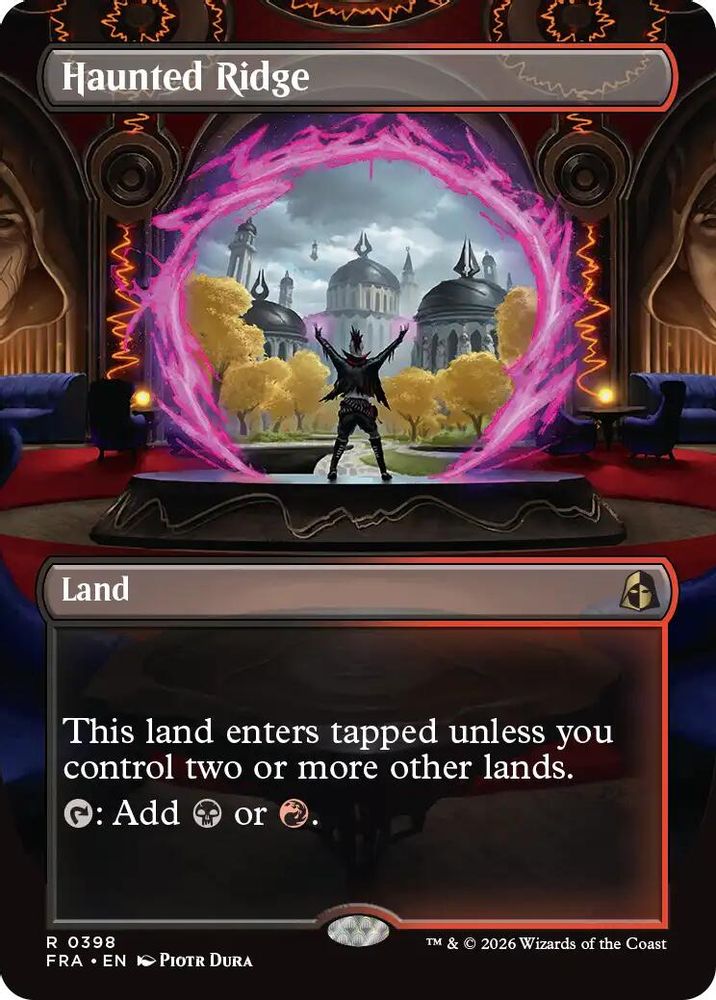Haunted Ridge (Borderless) · 398 · Reality Fracture · Non-foil
