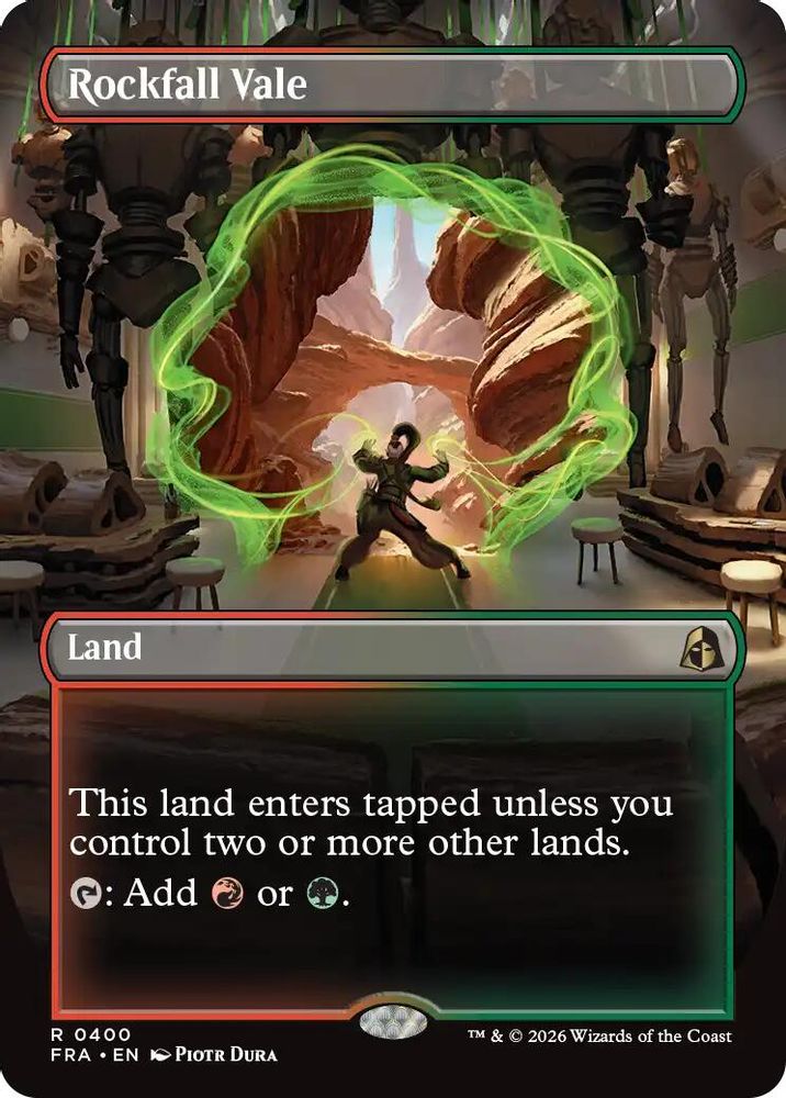 Rockfall Vale (Borderless) · 400 · Reality Fracture · Non-foil