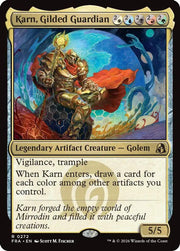 Karn, Gilded Guardian · 272 · Reality Fracture · Foil
