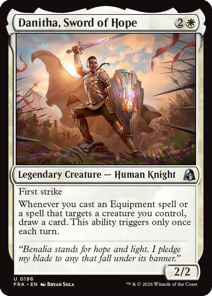 Danitha, Sword of Hope · 196 · FRA · Foil