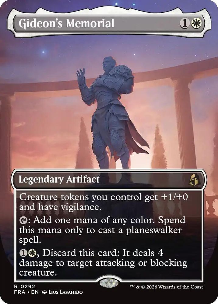 Gideon's Memorial (Borderless) · 292 · Reality Fracture · Foil