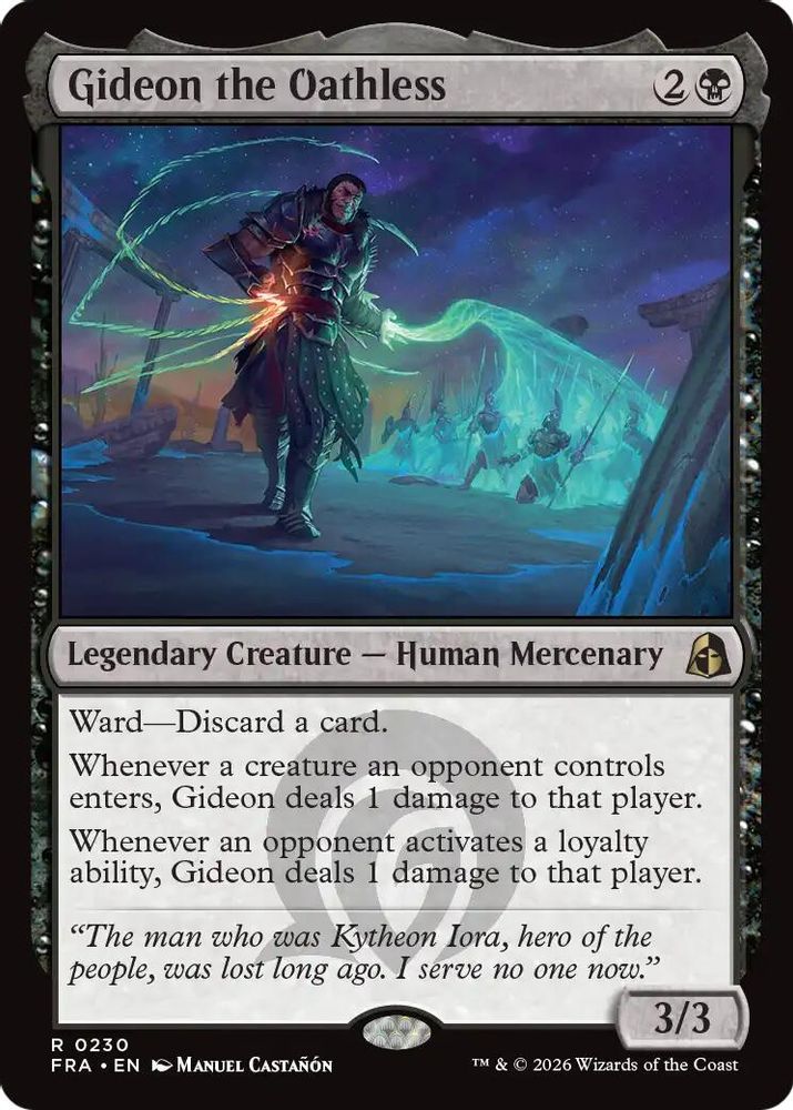 Gideon the Oathless · 230 · Reality Fracture · Non-foil