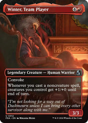Winter, Team Player (Borderless) · 312 · Reality Fracture · Foil