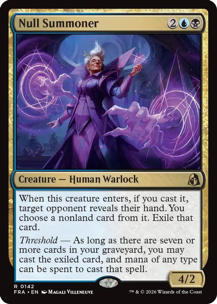 Null Summoner · 142 · FRA · Non-foil