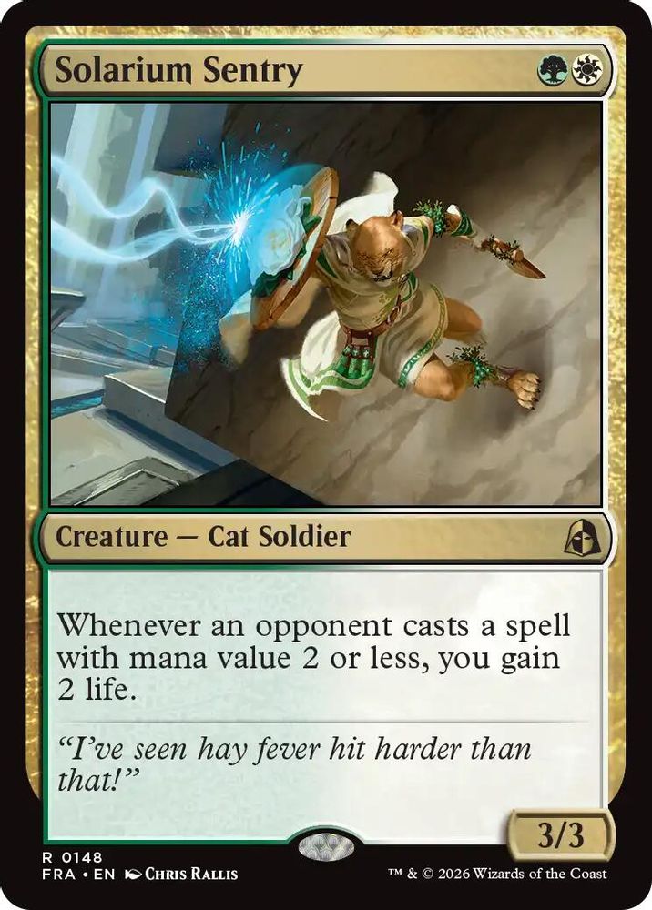Solarium Sentry · 148 · Reality Fracture · Foil