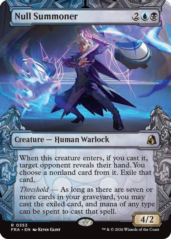 Null Summoner (Showcase) · 353 · Reality Fracture · Non-foil